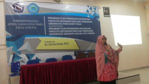 Workshop Penulisan Artikel Ilmiah Program Studi Pendidikan Matematika