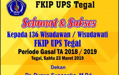 Pelepasan Wisudawan FKIP UPS Tegal