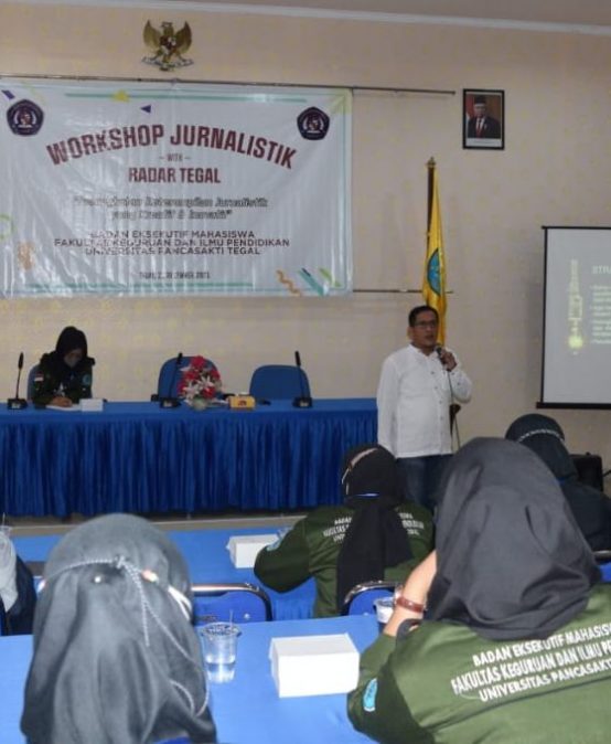 Workshop Jurnalistik kerjasama Radar Tegal