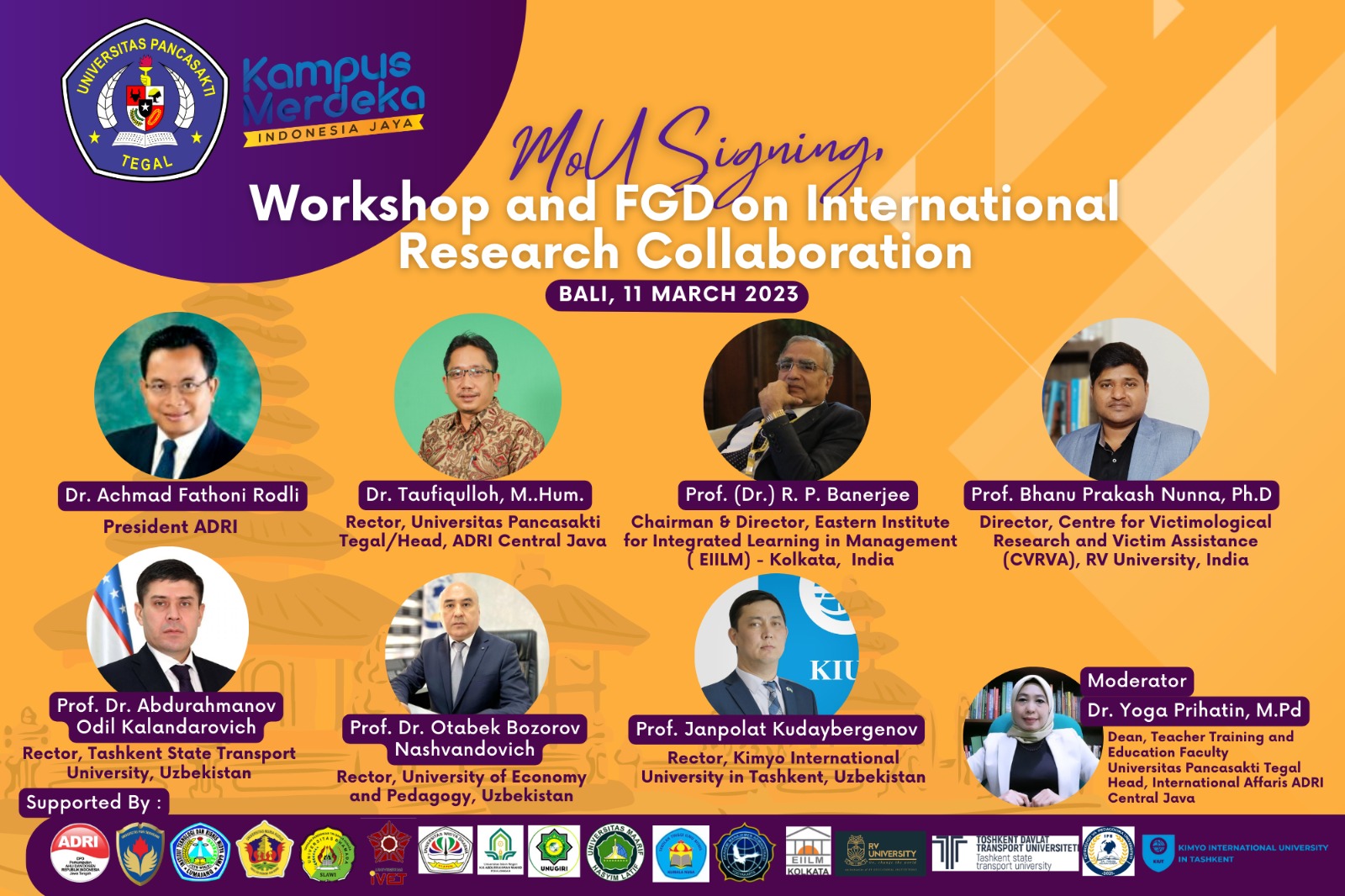 Workshop and FGD on International Research and Collaboration