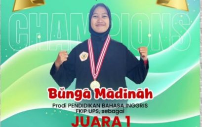 Mahasiswi Prodi Pendidikan Bahasa Inggris Juara I