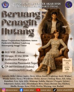 “Beruang Penagih Hutang” Mengguncang Auditorium UPS Tegal, Teater AKAR 2026 Sukses Hipnotis Ratusan Penonton